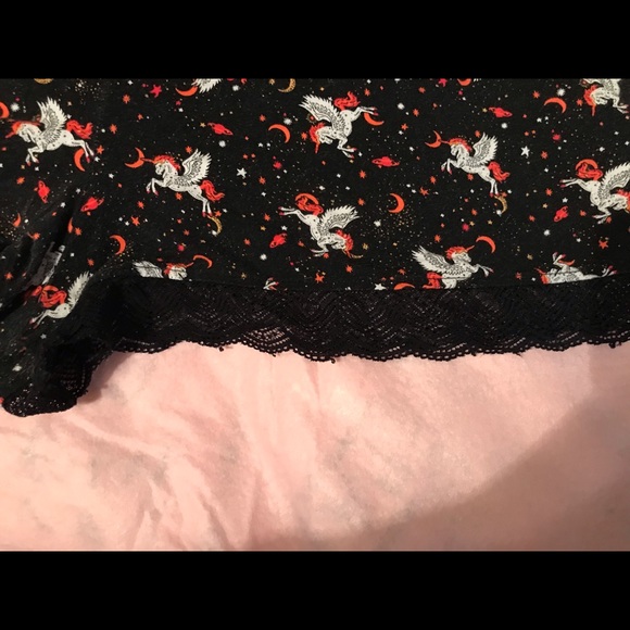 Torrid Super Soft Black Pegasus Sleep Short - Picture 3 of 7